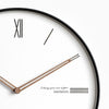 EMITDOOG Classic Glass 14&quot; Wall Clock