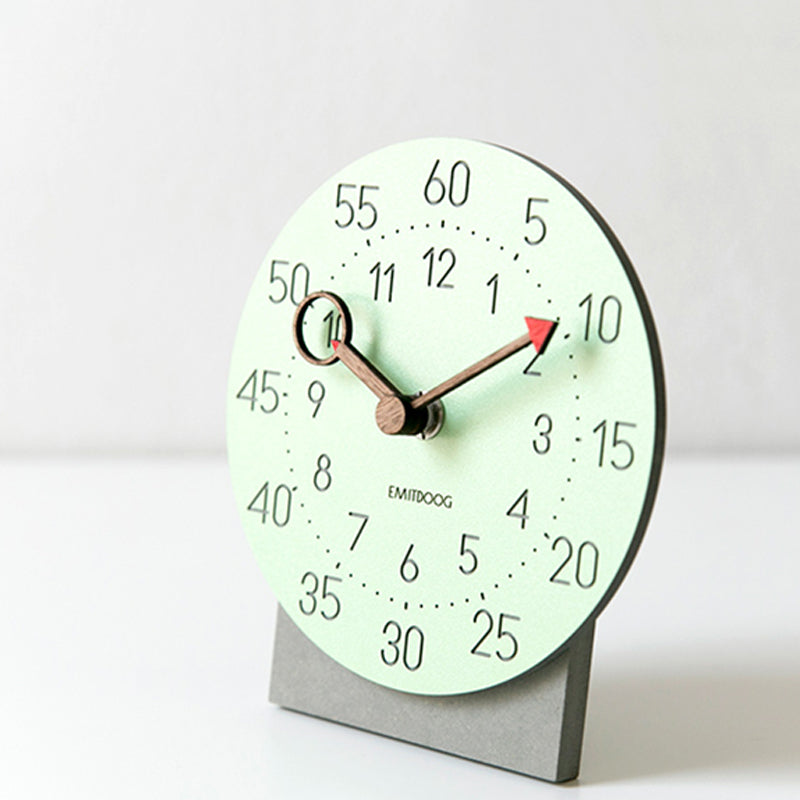 EMITDOOG Schedule Minimalist Desk Clock