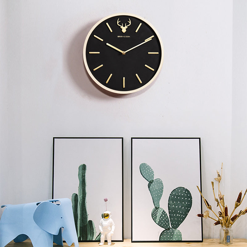 Geekcook Nordic Tolf 12 Inch Wall Clock