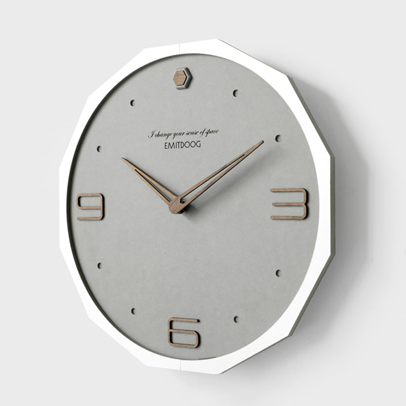 EMITDOOG Incessant Polygon Wall Clock