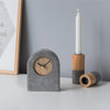 Kefa Copenhagen Cement Wooden Clock