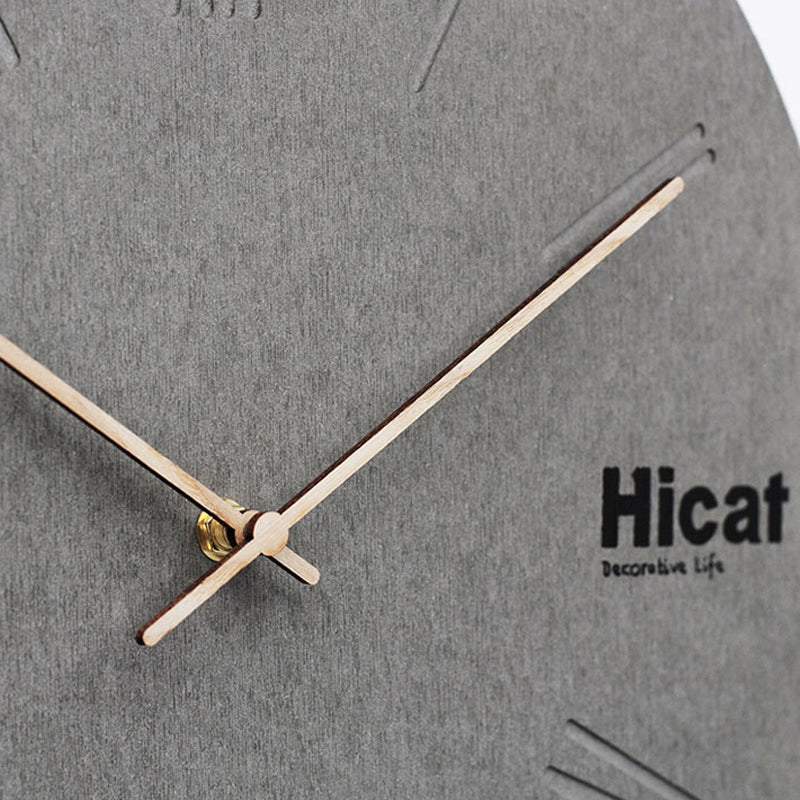 Hicat Decorative Life Gray Cement Wall Clock
