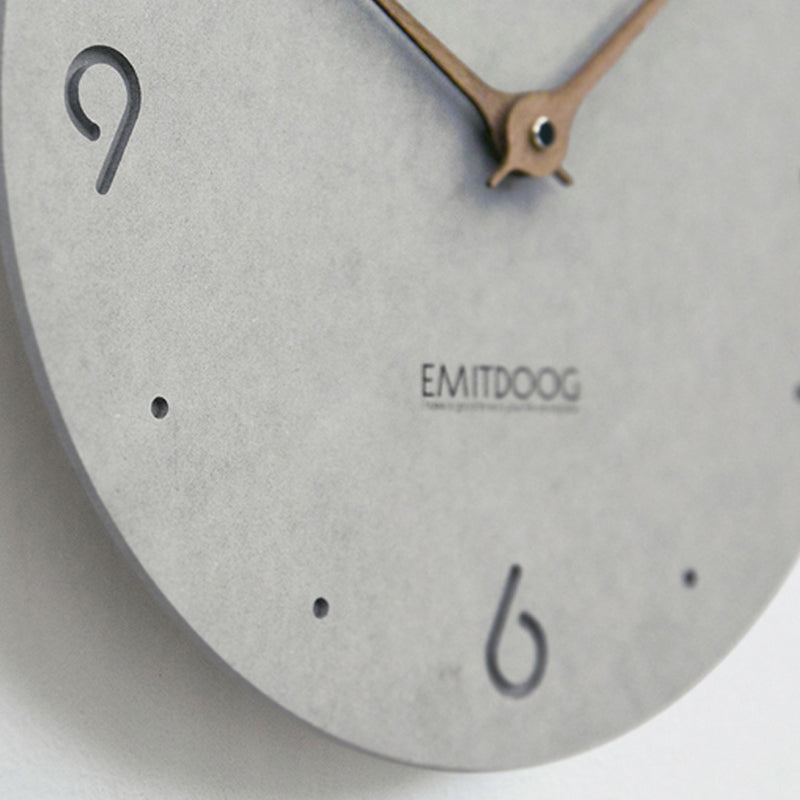 EMITDOOG Gray 12&quot; Wall Clock