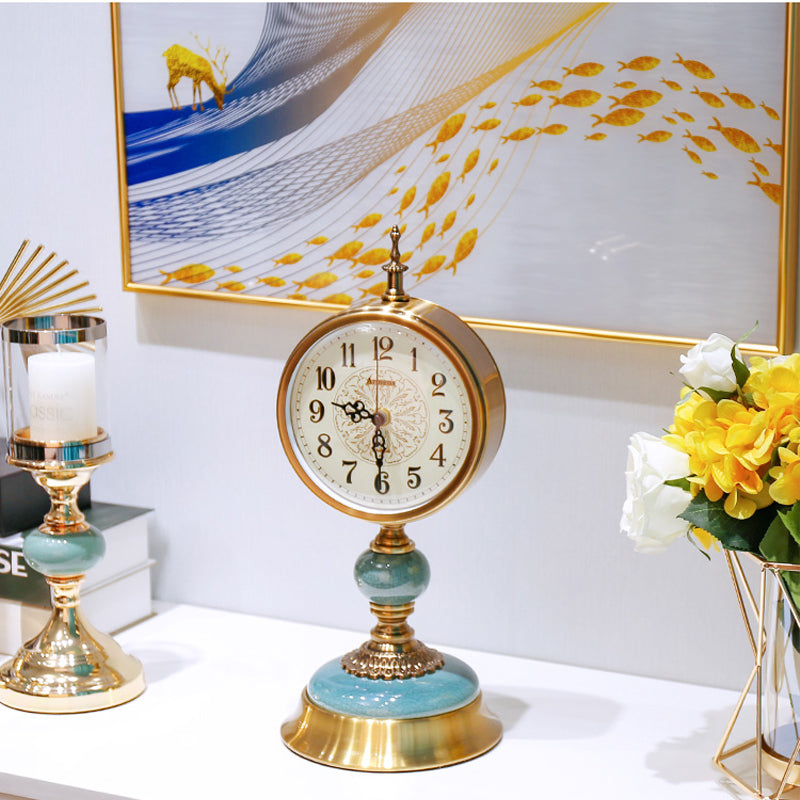 Runa Armen Sjau Copper Ceramic Metalic Clock