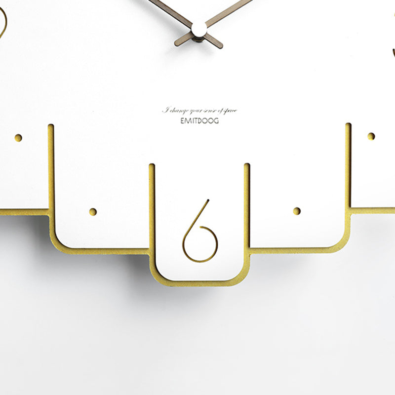 EMITDOOG Atmospheric Cloud Wall Clock