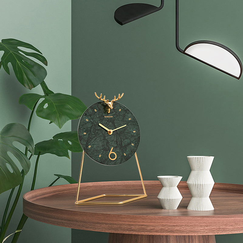 Marmor Armens Marble Bronze Diamond Stand Clock