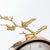 Tannis Armens Leather Gold Blossom Clock