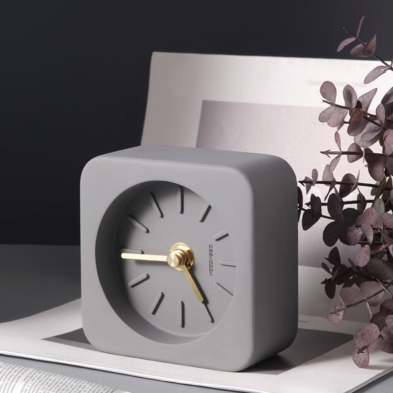 Geekcook Nordic Cement Clock | Nordic industrial style concrete clock ...