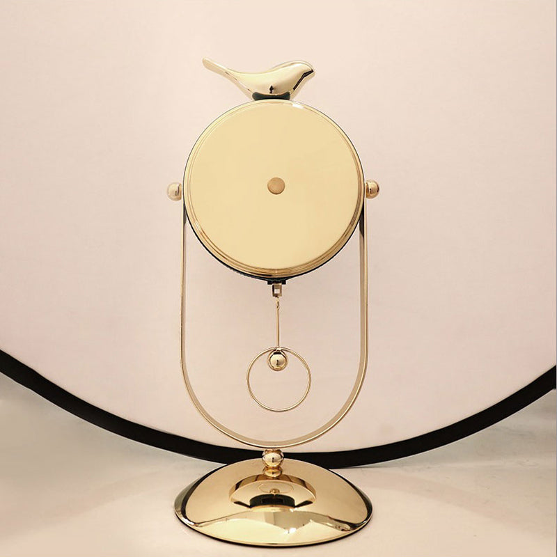 Tannis Armens Leather Pendulum Bird Paradise Clock