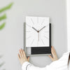 EMITDOOG Minimalist Square Simple Wall Clock