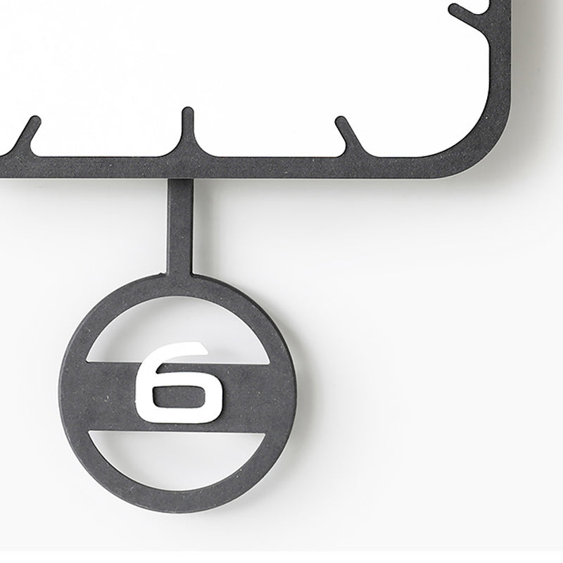 EMITDOOG 12 Petal Wall Clock