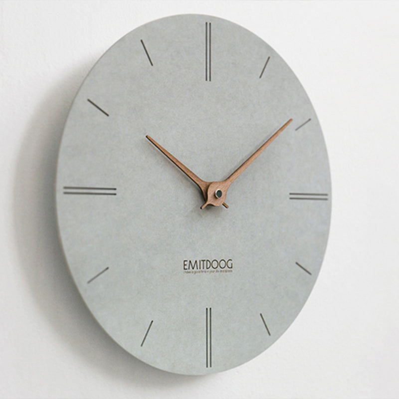 EMITDOOG Gray 12&quot; Wall Clock