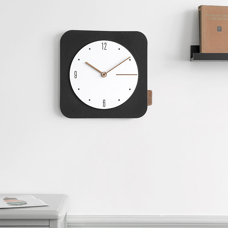 EMITDOOG Minimalist Square Wall Clock