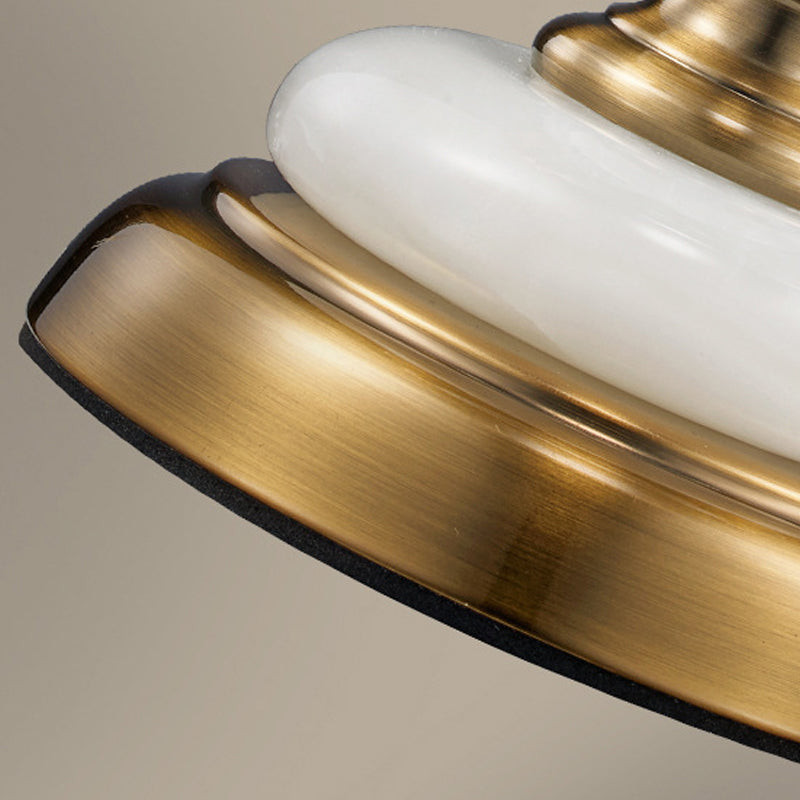 Runa Armen Atta Copper White Jade Metalic Clock