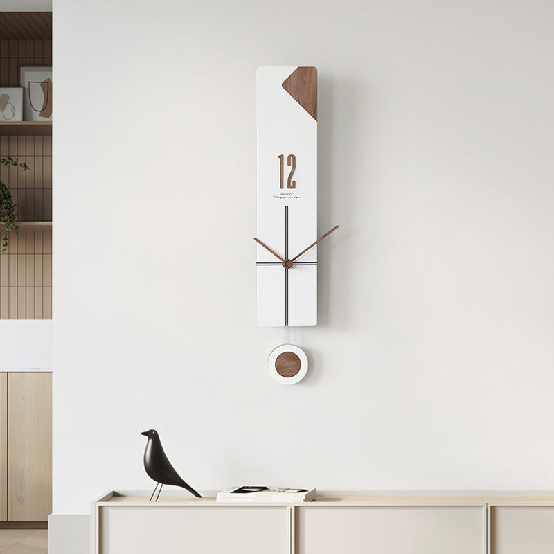 EMITDOOG Minimal Line Pendulum Wall Clock