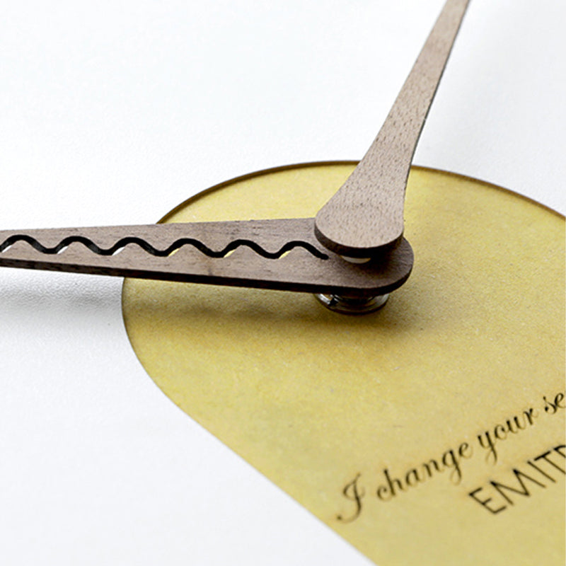 EMITDOOG Round Pendulum Wall Clock