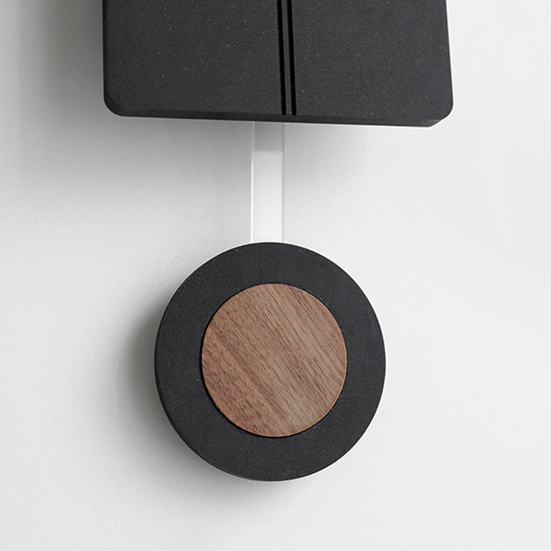 EMITDOOG Minimal Line Pendulum Wall Clock