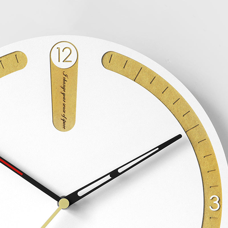 EMITDOOG Round Point Wall Clock