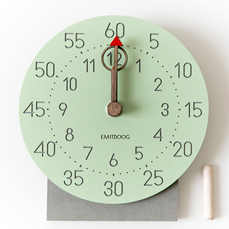 EMITDOOG Schedule Minimalist Desk Clock