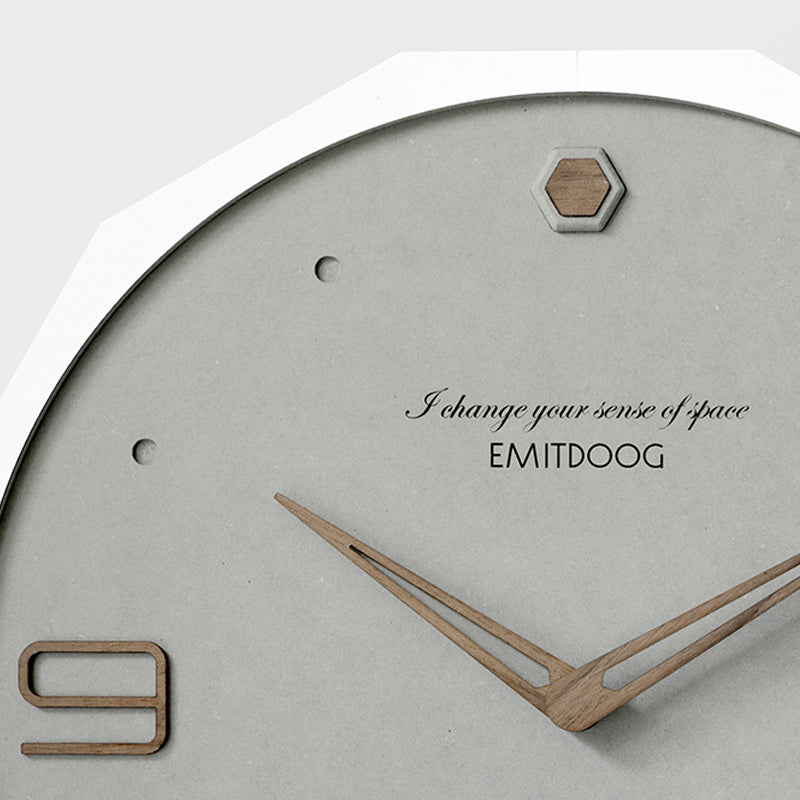 EMITDOOG Incessant Polygon Wall Clock