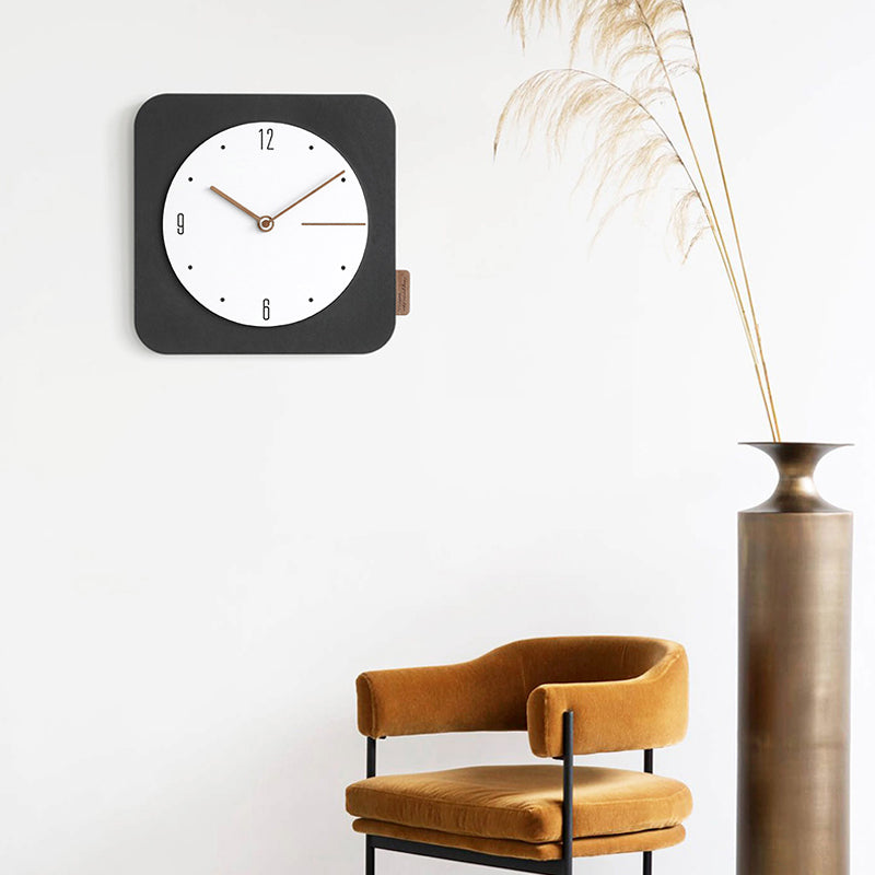 EMITDOOG Minimalist Square Wall Clock