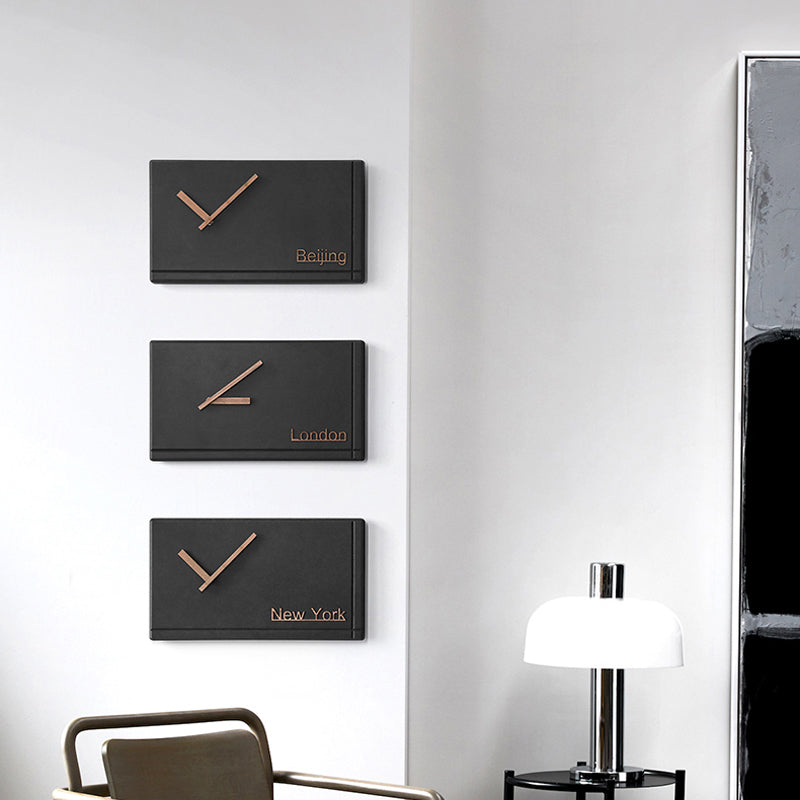 EMITDOOG Longitude Minimalist Wall Clock