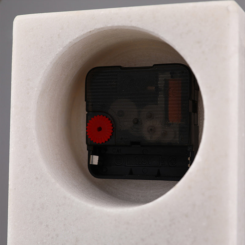 Moderna Ødger Brass Ring Marble Clock