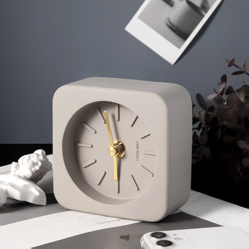 Geekcook Nordic Cement Clock