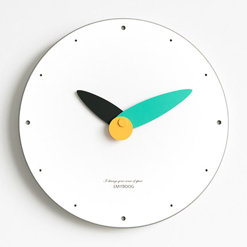 EMITDOOG Eden Leaf Wall Clock