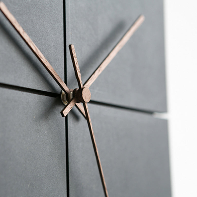 EMITDOOG Black Cross Wall Clock