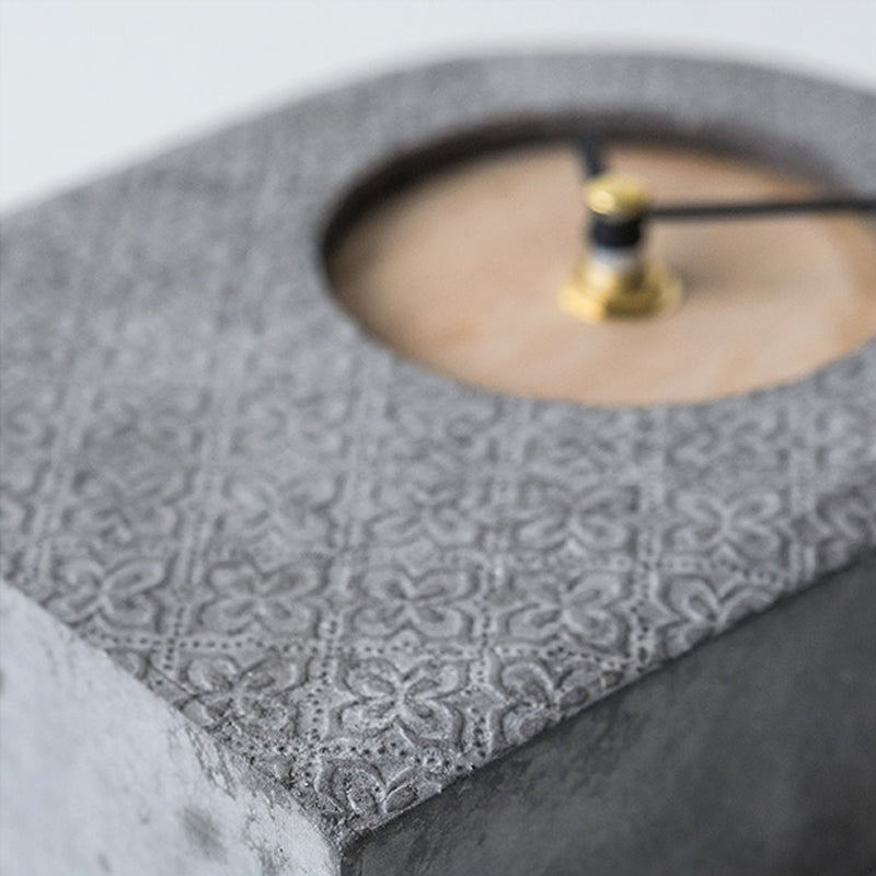 Kefa Copenhagen Cement Wooden Clock