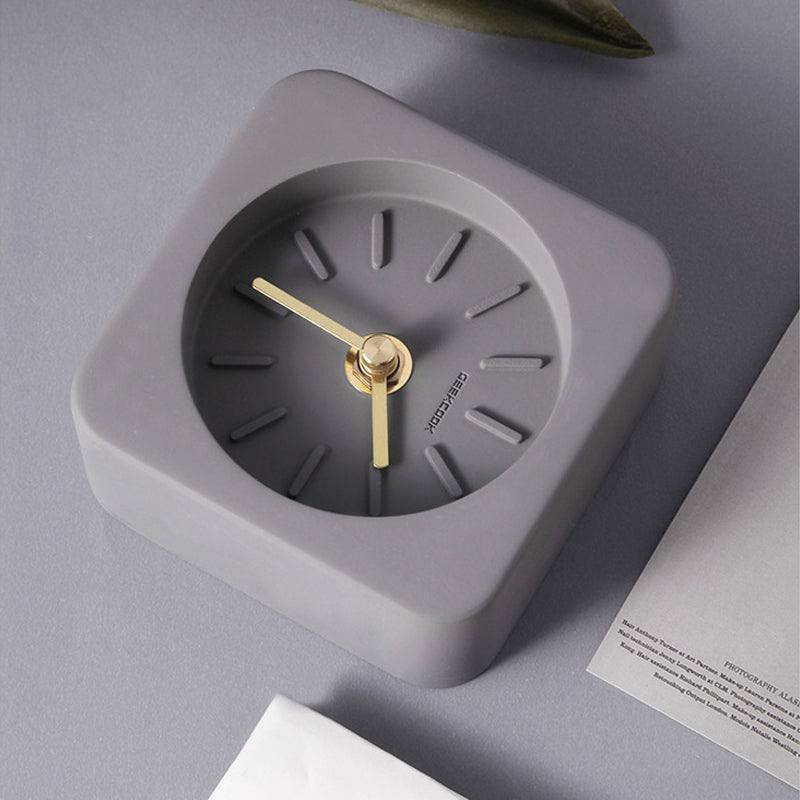 Geekcook Nordic Cement Clock