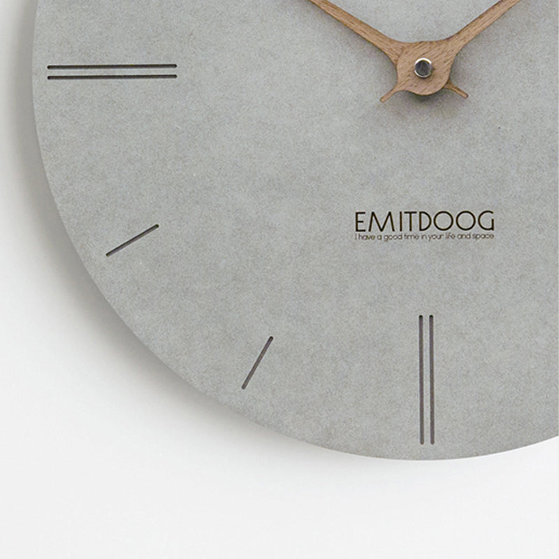 EMITDOOG Gray 12&quot; Wall Clock