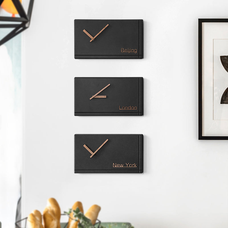 EMITDOOG Longitude Minimalist Wall Clock