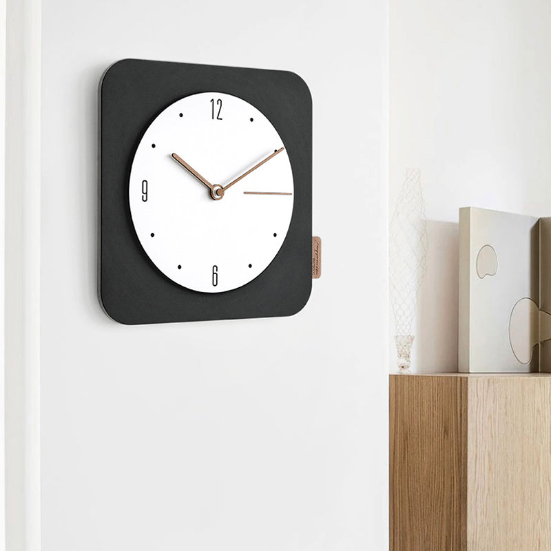 EMITDOOG Minimalist Square Wall Clock