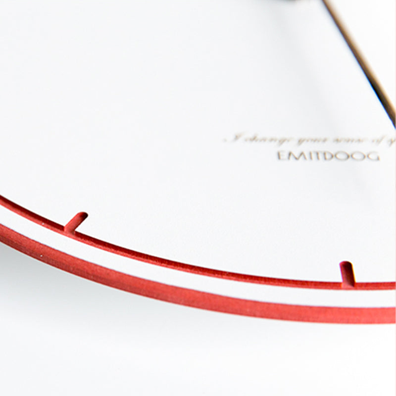 EMITDOOG Color Circle Line Wall Clock