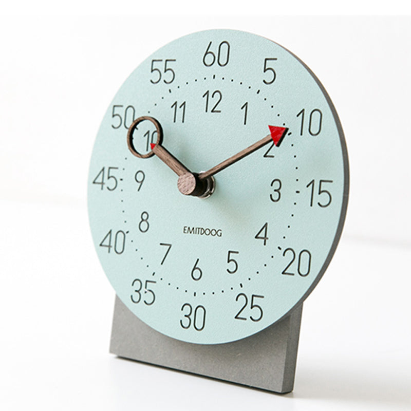 EMITDOOG Schedule Minimalist Desk Clock