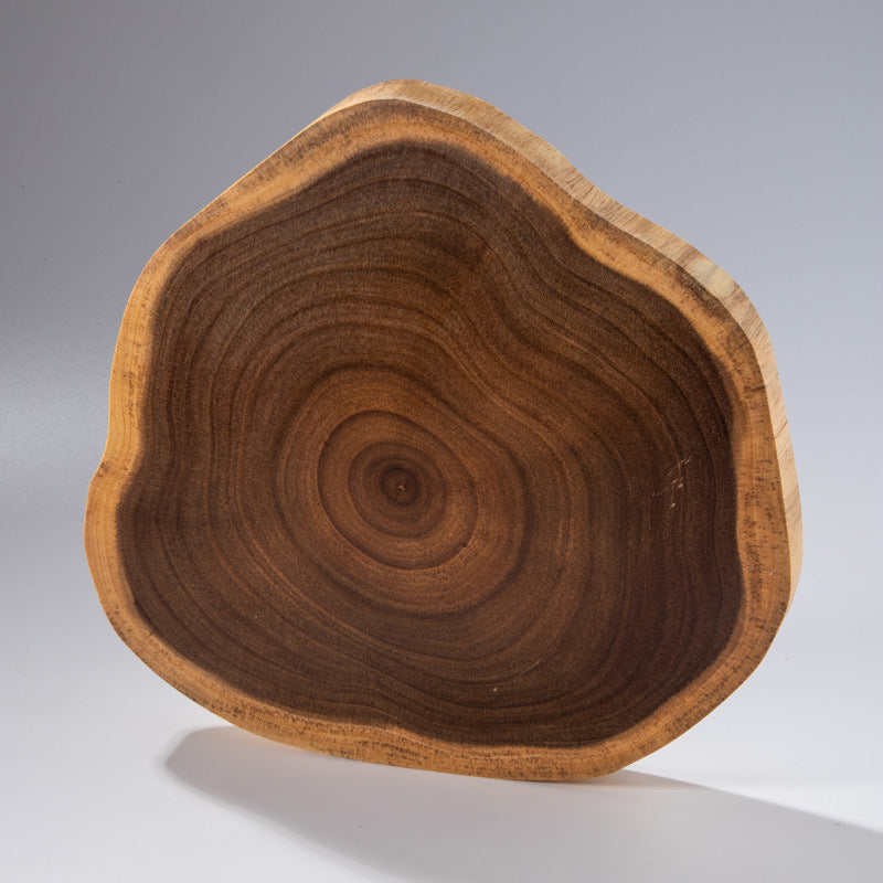 Acacia Wood Wedge Server