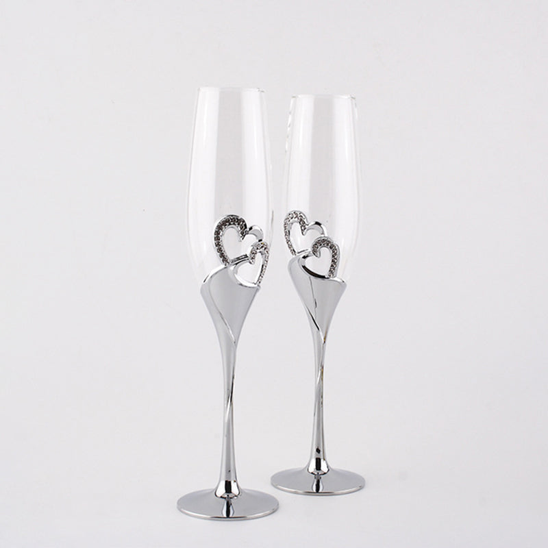 Ahava Heart Champagne Flute