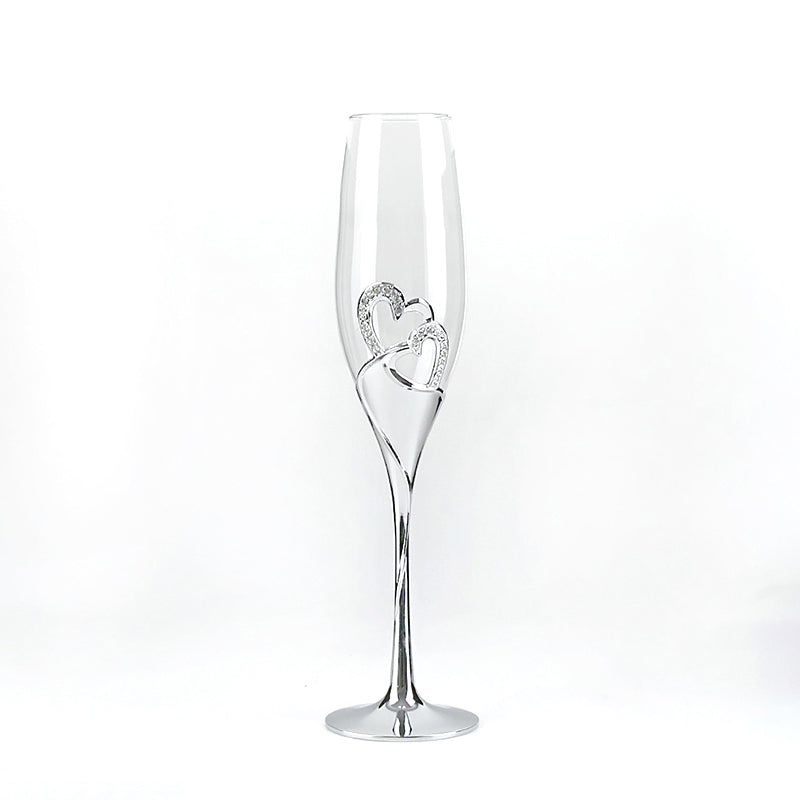 Ahava Heart Champagne Flute