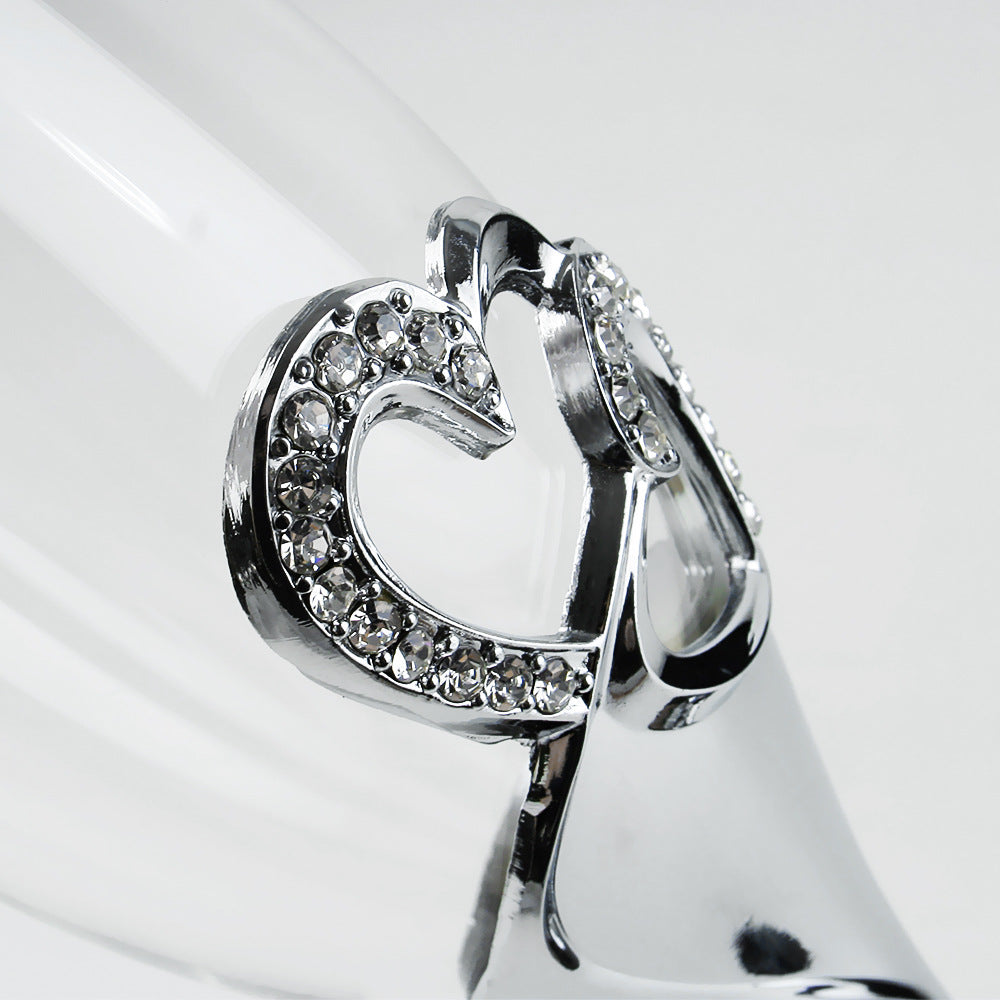 Ahava Heart Champagne Flute