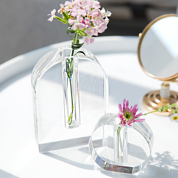 Aineas Caroline Glass Vase | Luxury Minimalist Transparent Clear