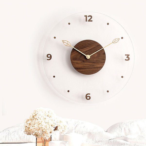 Minimalist White Resin Geometric Circle Tabletop Clock Black Pointer Home Desk  Ornament