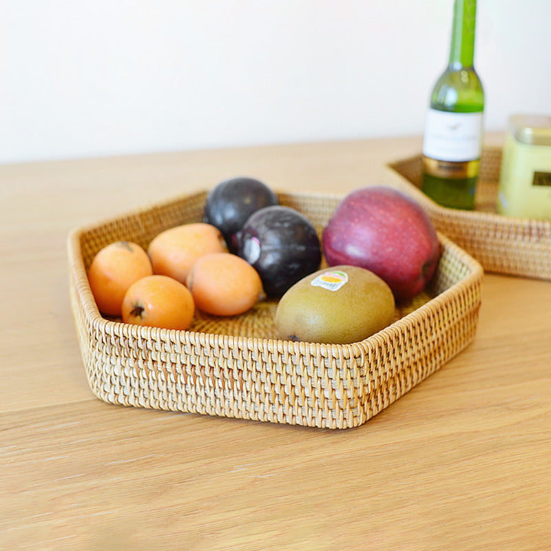 Albinu Hexa Wicker Basket