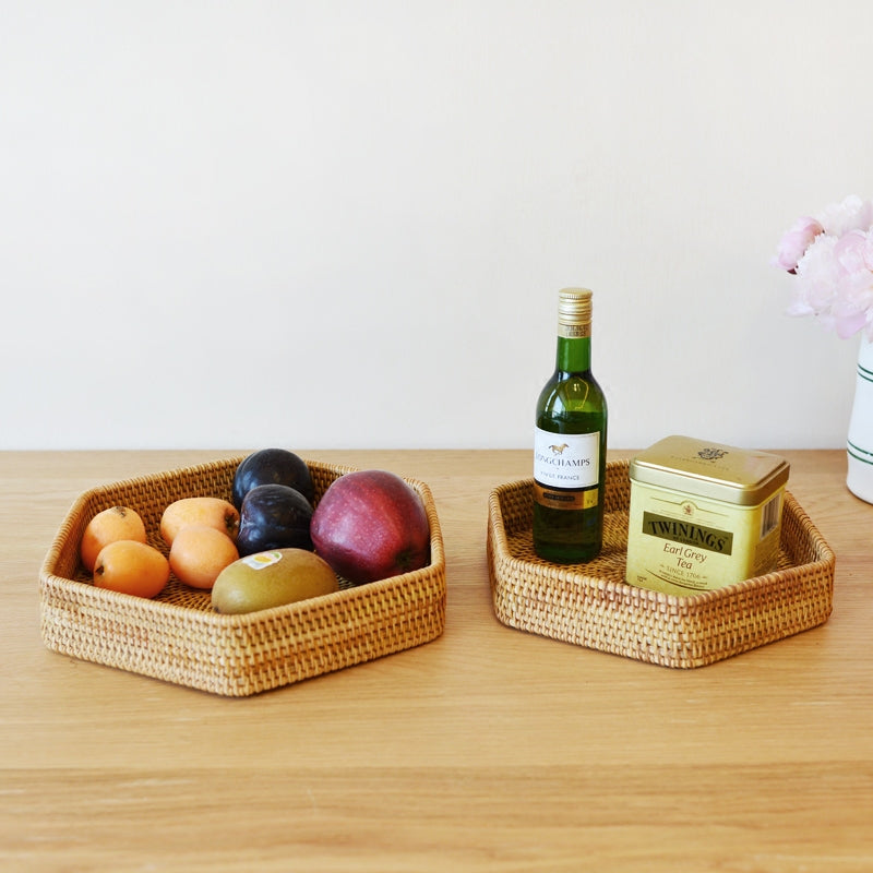 Albinu Hexa Wicker Basket