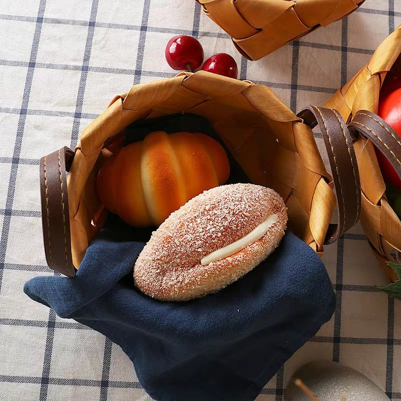 Assorted Wood Chip Handled Basket