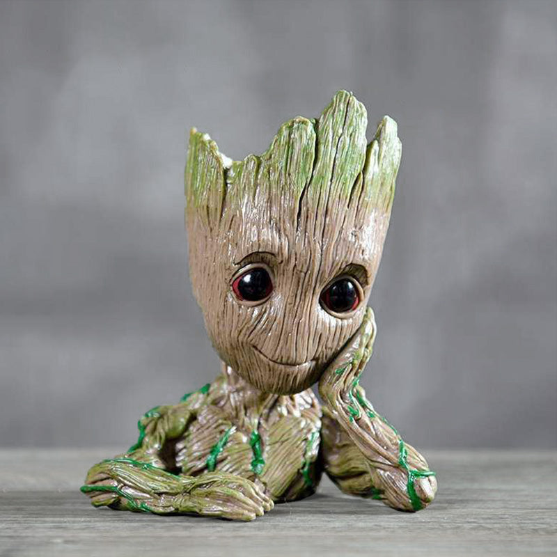 i am groot succulent Baby Groot Planter | Creative Treeman Baby Groot Succulent Planter Cute Green Plants Flower Pot Guardians of The Galaxy