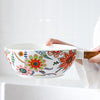 Batèk Floral Handle Bowl - TOV Collection