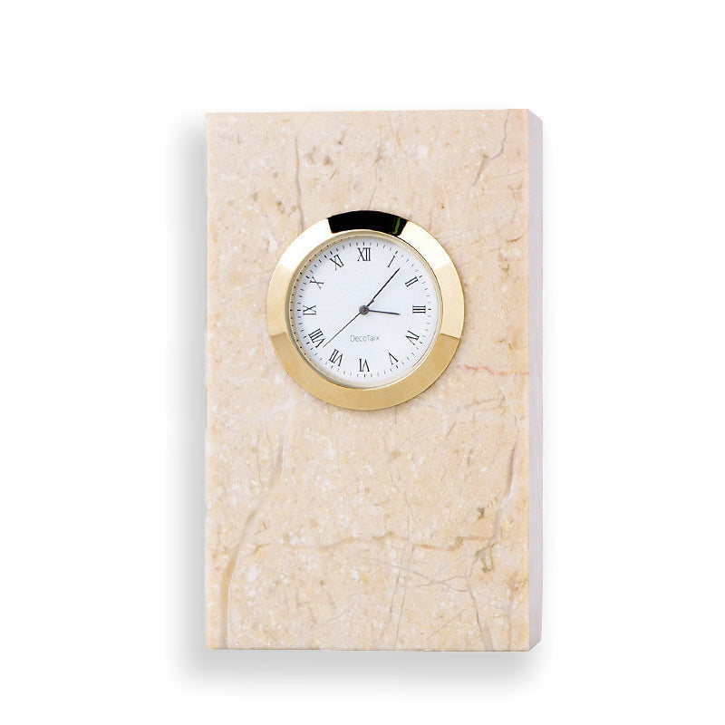 Moderna DecoTalk Marble Table Clock