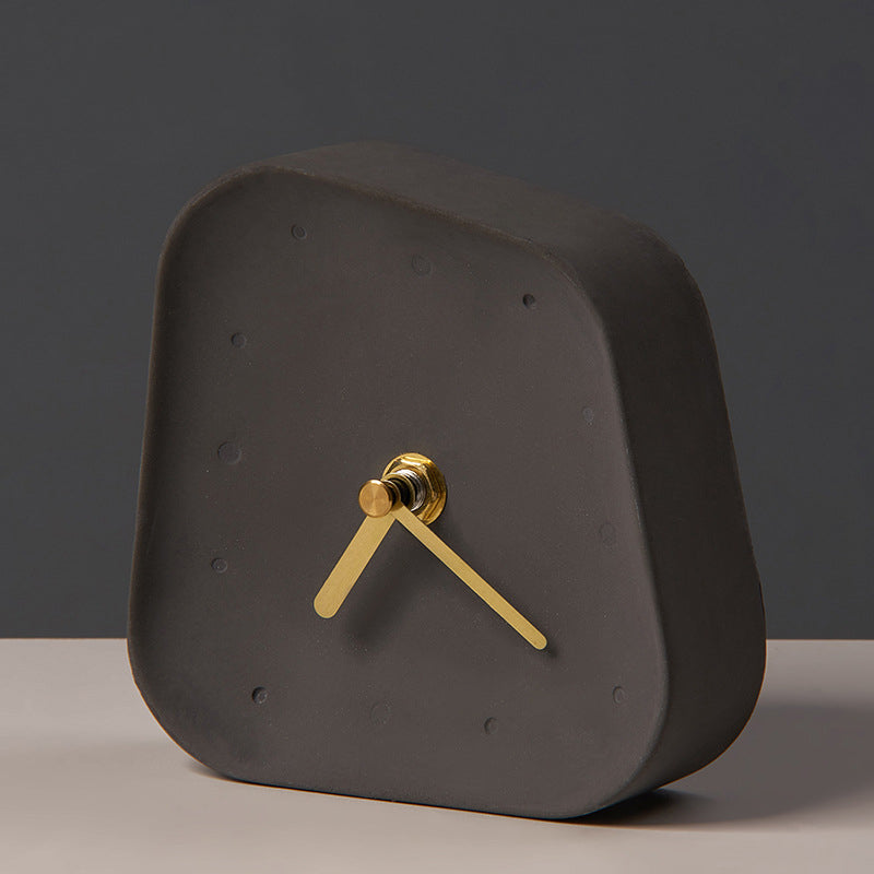 Bodil Terra Cement Clock
